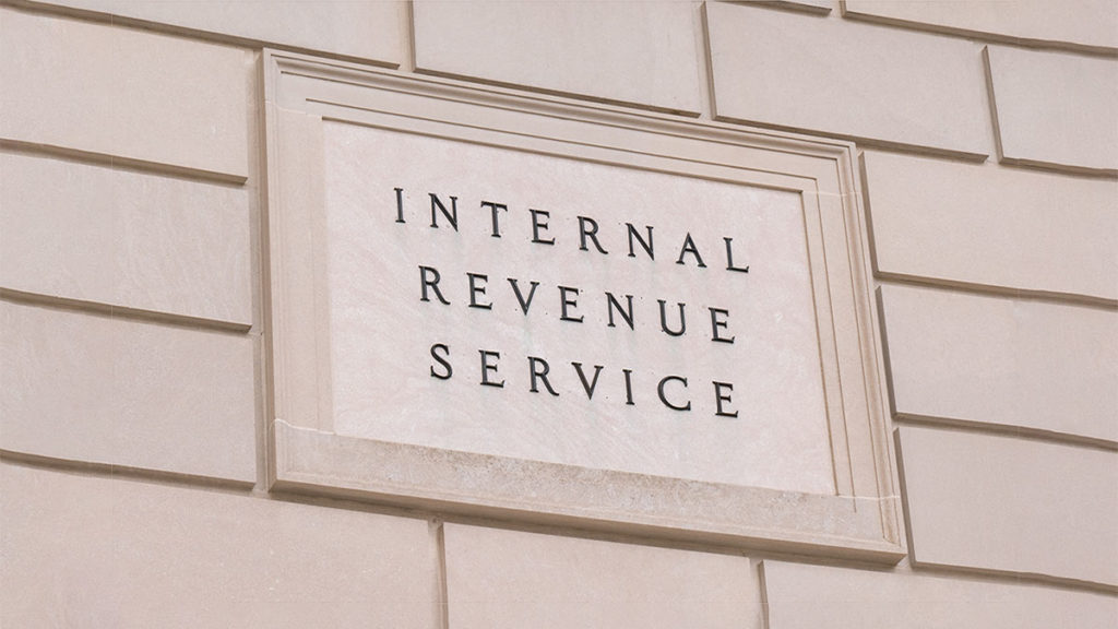 Internal Revenue Service Sign