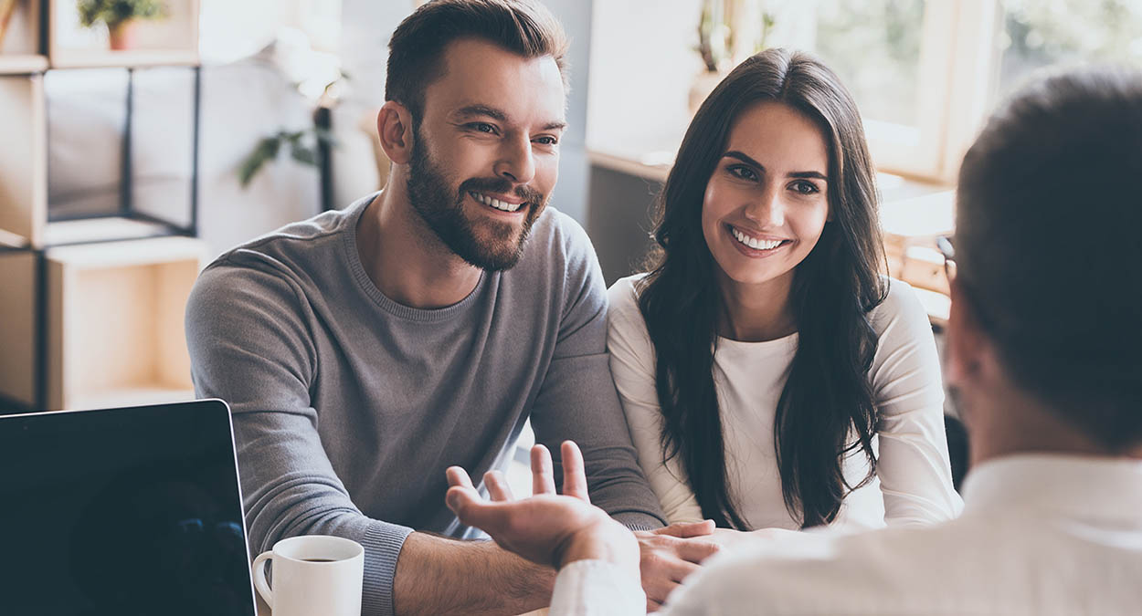 Couple excited about the value of their financial advisor