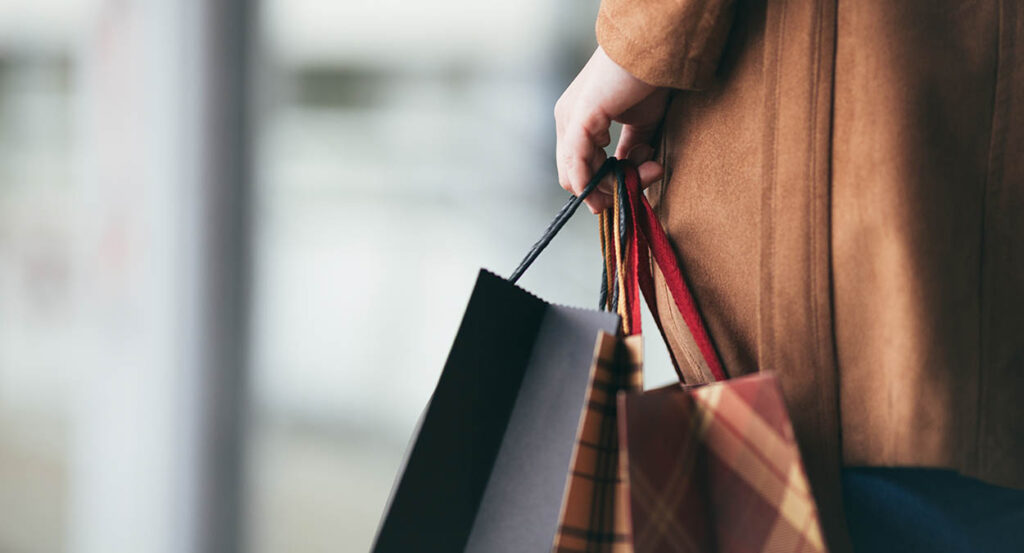 Woman commits financial infidelity by shopping secretly