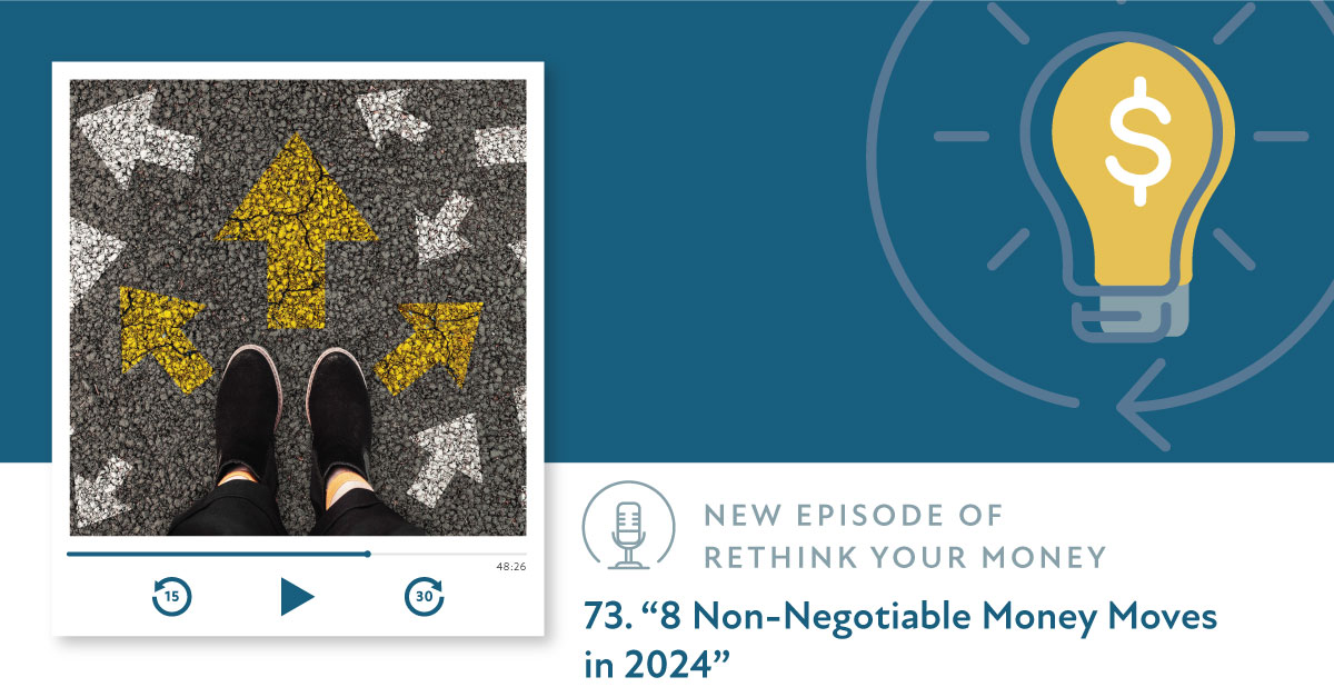 8 Non Negotiable Money Moves In 2024 Creative Planning   1 8 24 Rethink Your Money Ep 73 FB LI 