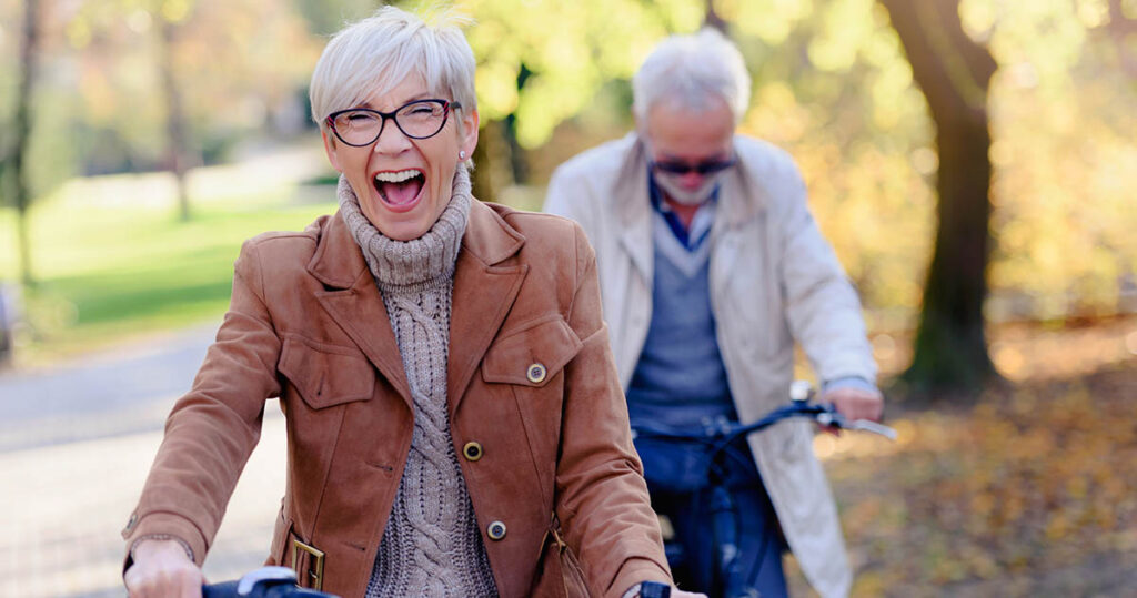 active senior couple chooses to retire where they can enjoy their favorite hobbies
