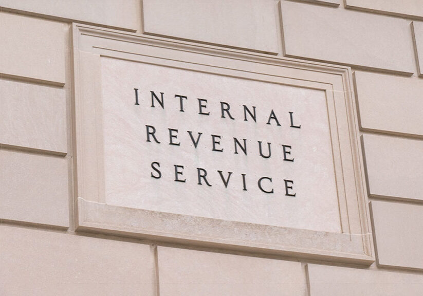 Internal Revenue Service Sign