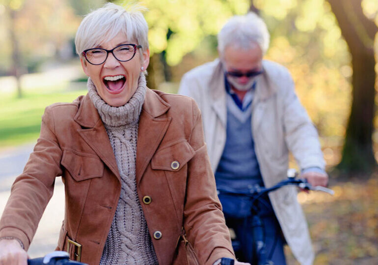 active senior couple chooses to retire where they can enjoy their favorite hobbies