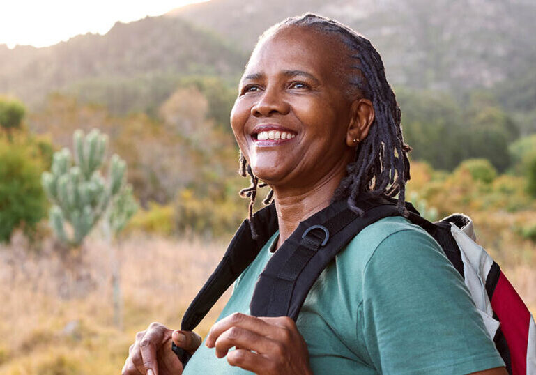 Woman ponders pros and cons of zero tax retirement while on hike