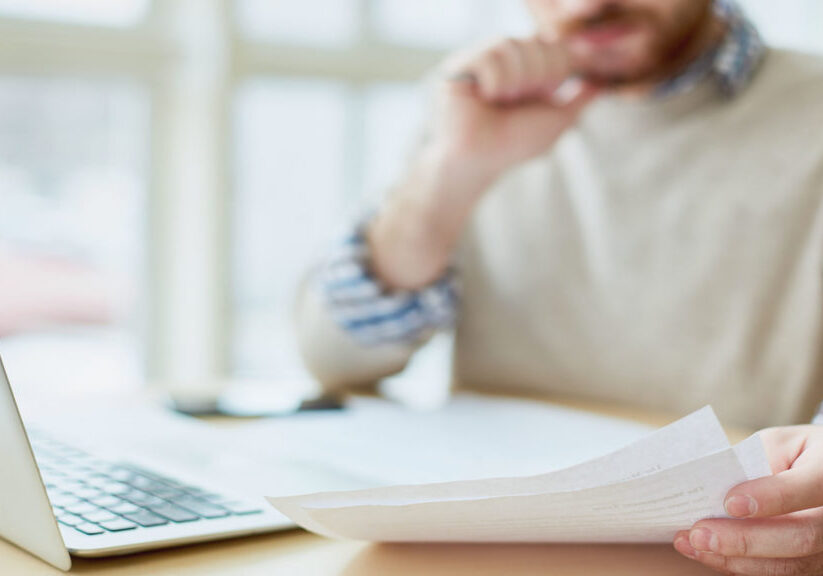 Man working at desk